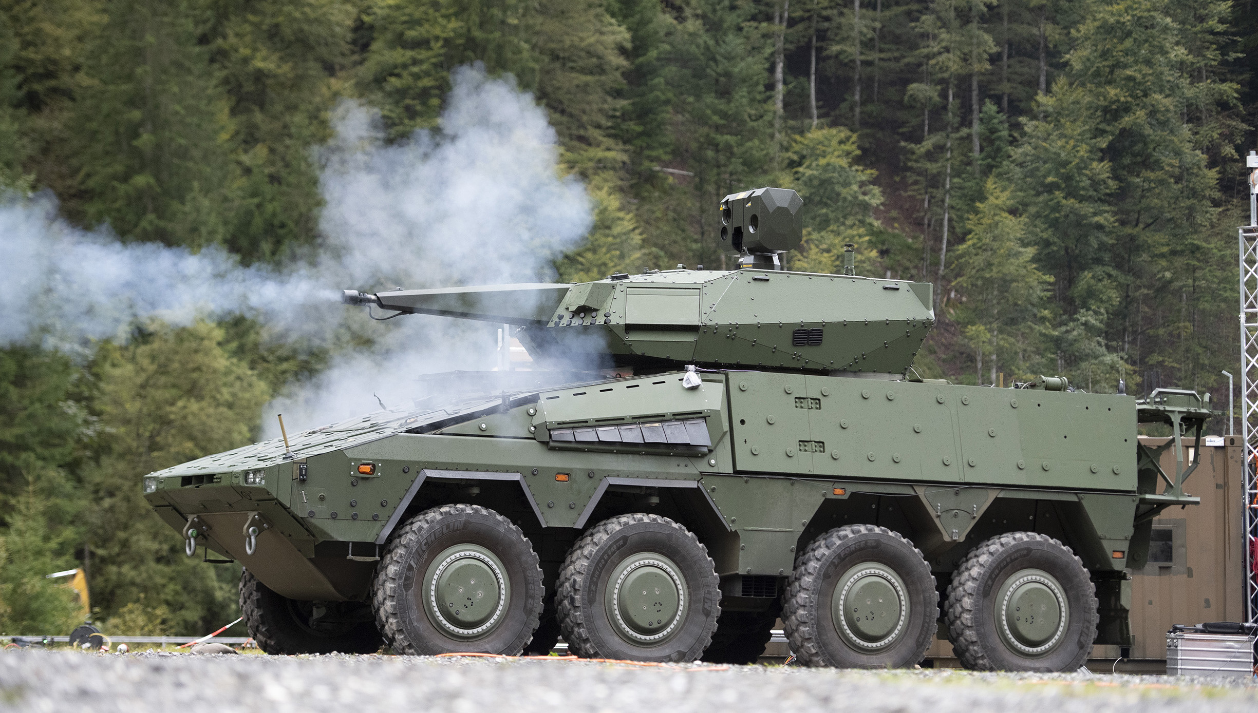 Erster Skyranger 30 als Nachweismuster an die Bundeswehr geliefert.