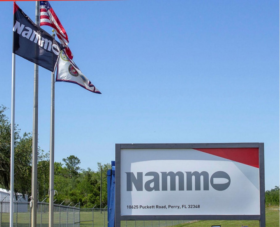 Nammo Produktionsstandort in Perry, Florida.