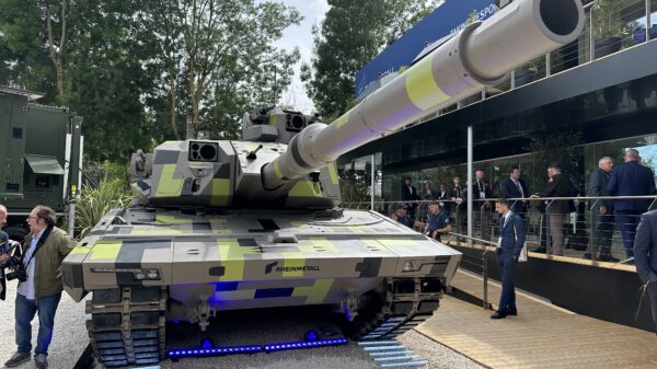 Der neue Kampfpanzer KF51-U mit unbemanntem Turm von Rheinmetall.