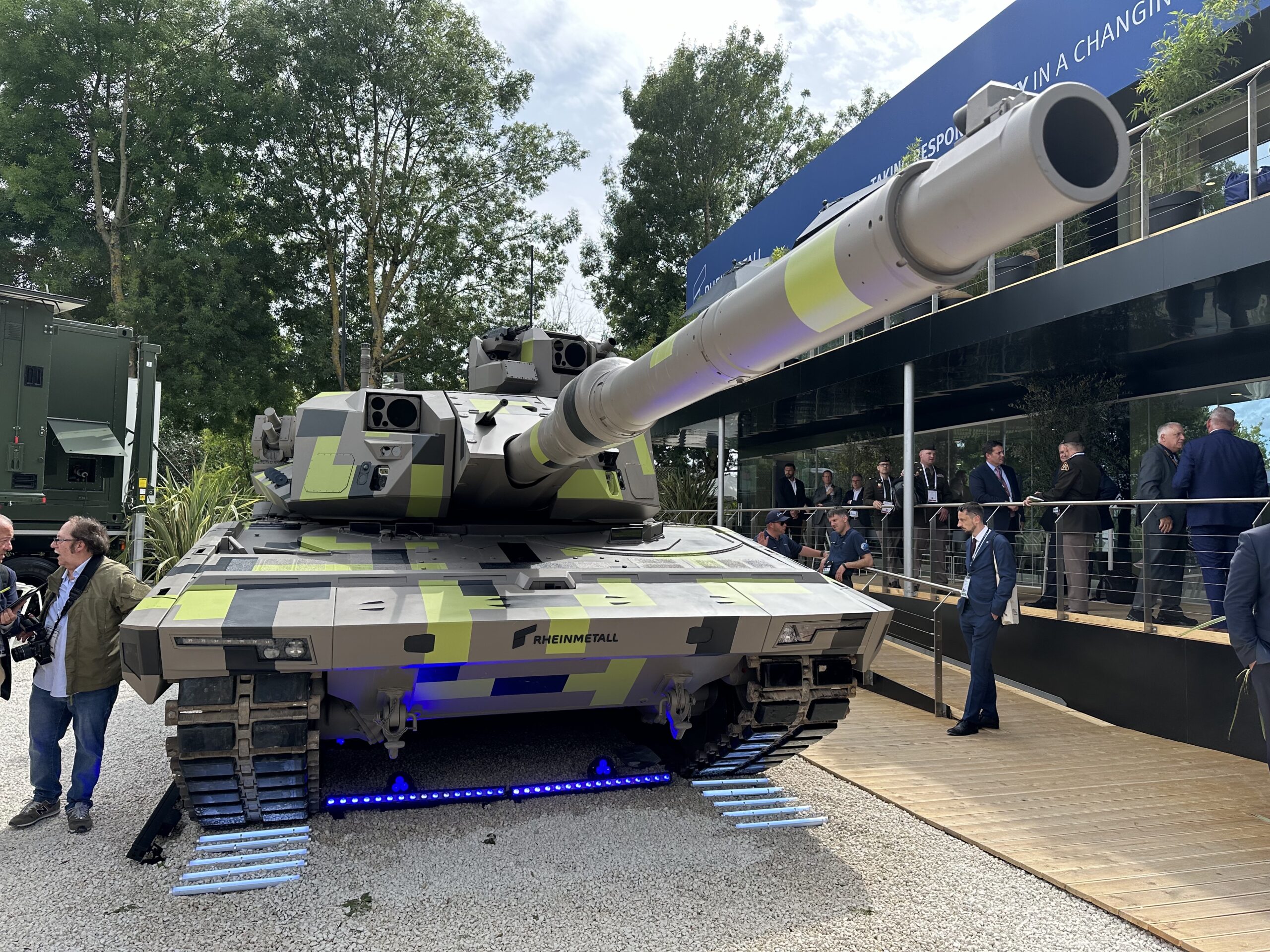 Der neue Kampfpanzer KF51-U mit unbemanntem Turm von Rheinmetall.