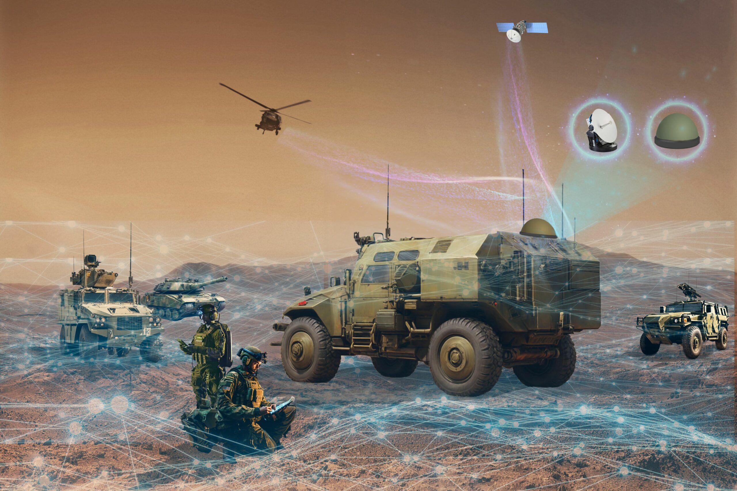 Orbit 's Mehrzweck-SATCOM-Terminals MPT für Landplattformen