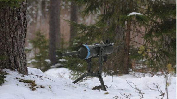 PARM DM22 (Üb) während einer Übung in Litauen, verwendet im Artikel über Krieg und Frieden