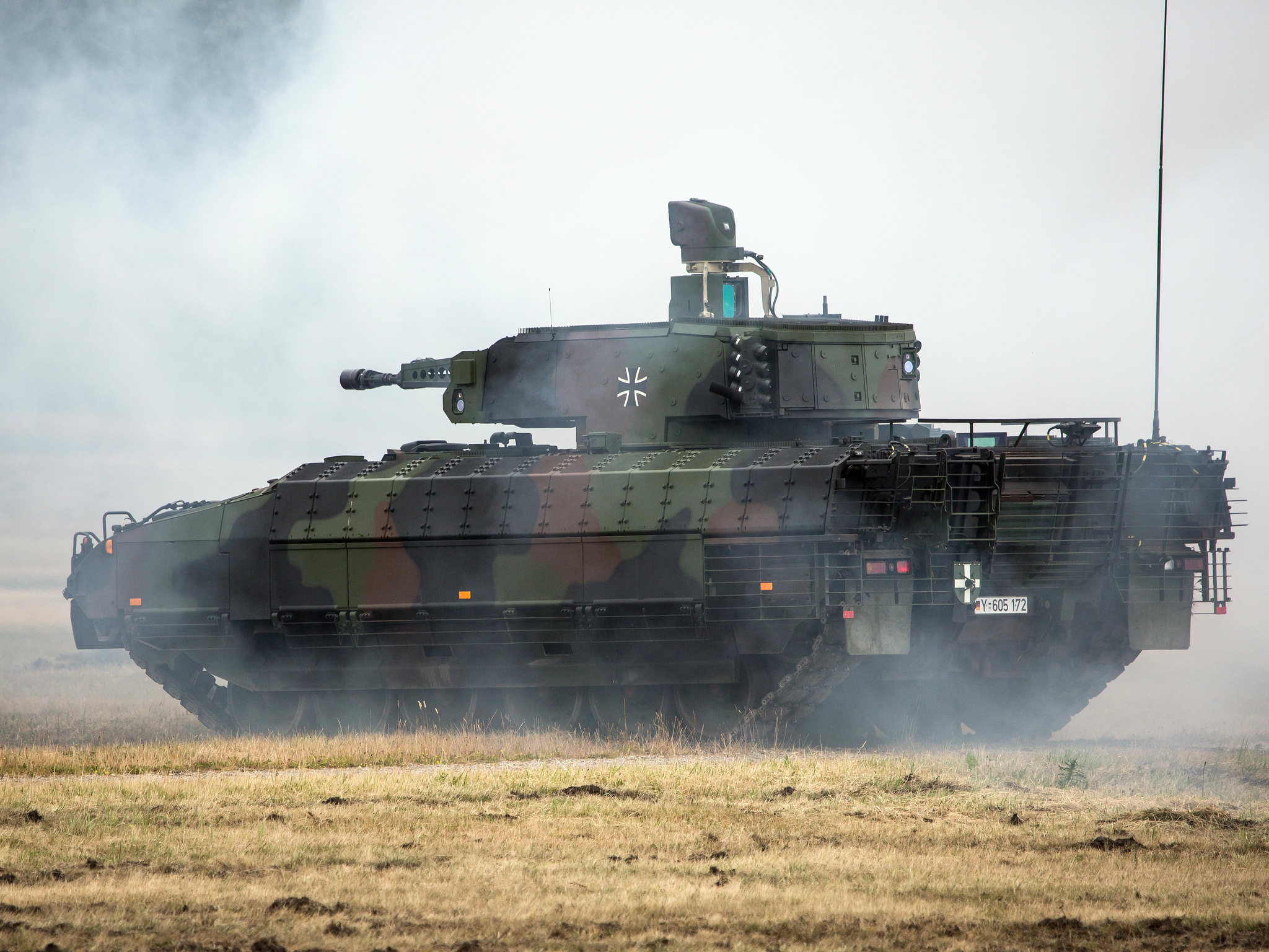Der Schützenpanzer Puma verzögert sich.