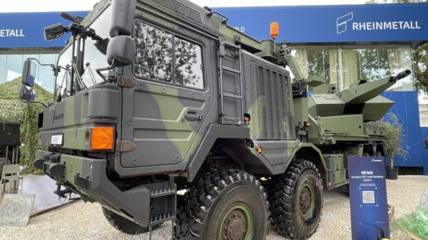 Auf der Eurosatory war ein HX 8x8 mit dem Wechselladesystem Scorpion NG zu sehen.