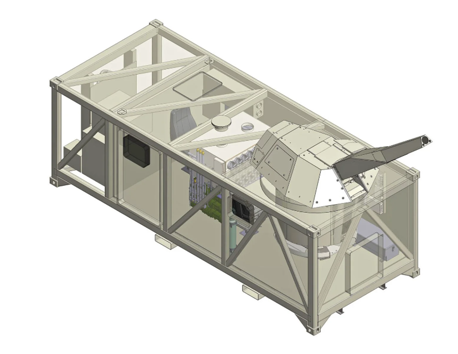 Patria NEMO als Containerlösung. (Grafik- Patria)