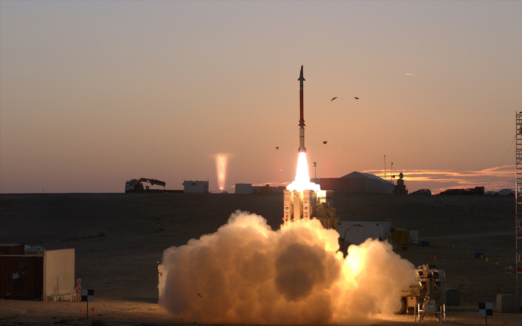 Estland: Das Luftverteidigungssystem David’s Sling von Rafael konnte in den letzten Tagen mehrere ballistische iranische Raketen abfangen.