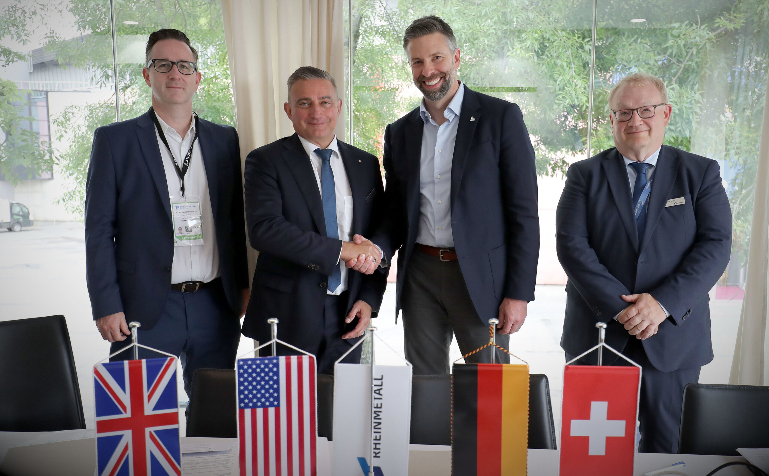 Wollen zukünftig zusammenarbeiten: Anduril Industries und Rheinmetall.