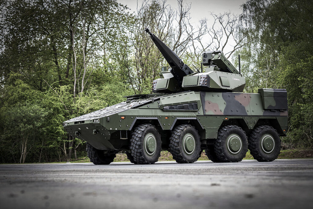 Ein SKYRANGER aus dem Hause Rheinmetall. Foto: Rheinmetall Defence