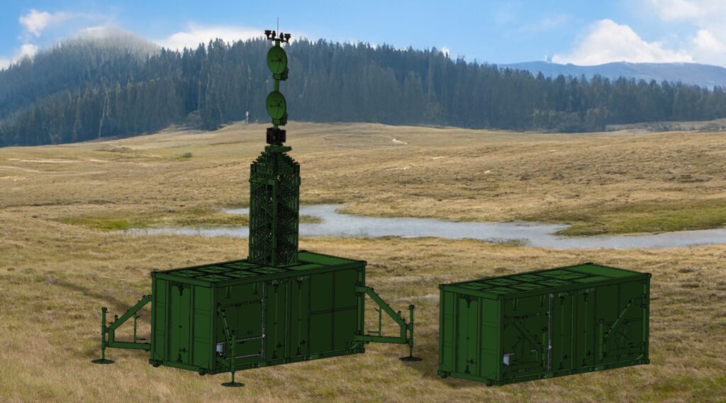 Das neue Mastsystem für die Schweizer Patriot ist Teil des SMAG-Portfolios von Containermastsystemen.