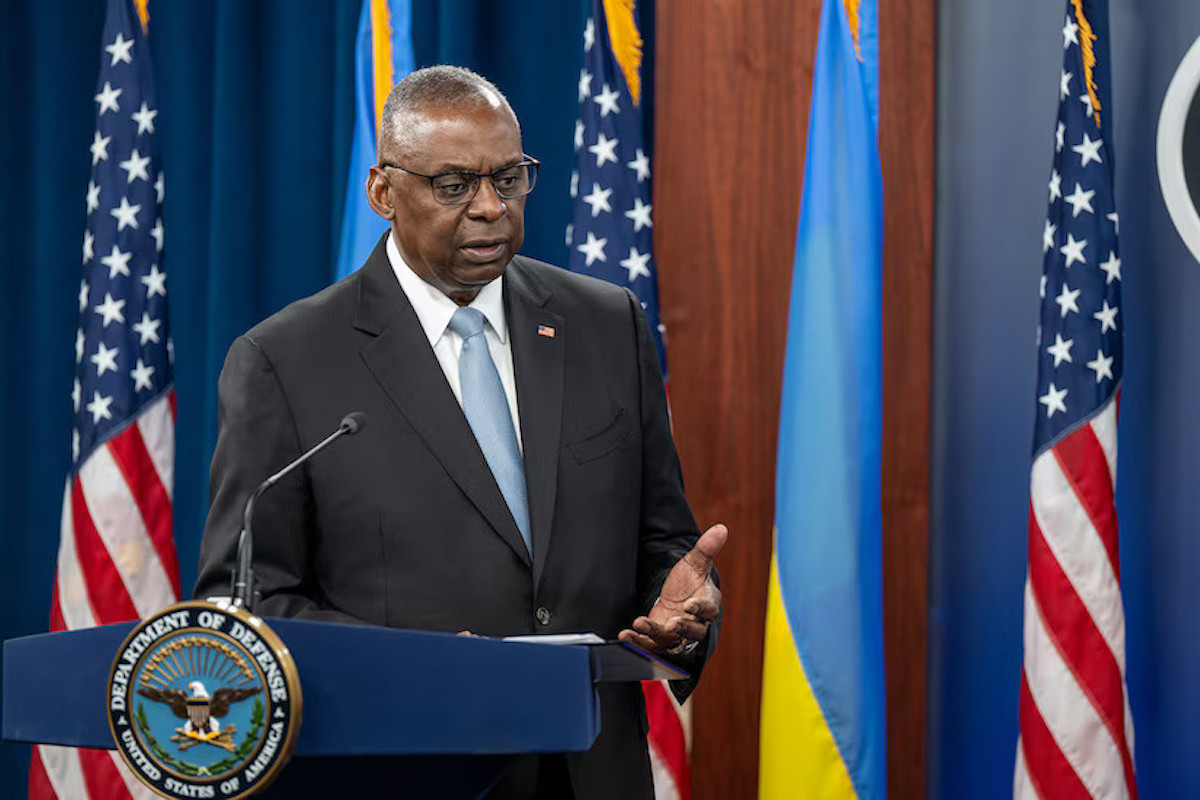 Setzt sich trotz russische Offensive sehr für die Ukraine ein: US-Verteidigungsminister Lloyd Austin.