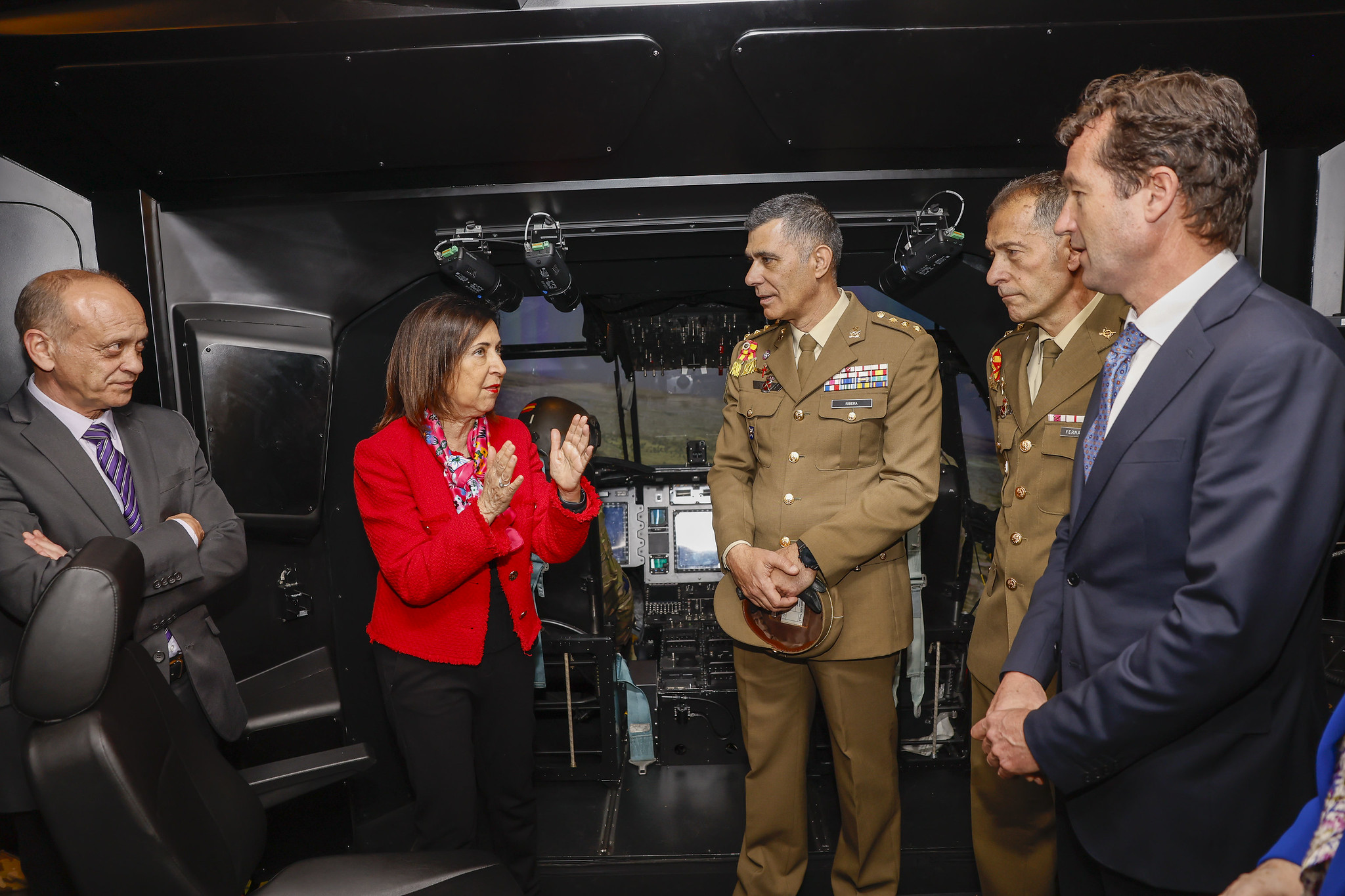 CH-47F Simulator: Besuch des Simulators für den Transporthubschrauber Chinook CH-47F.