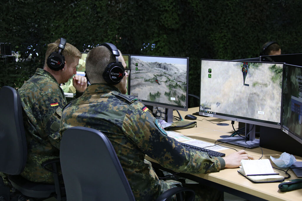 Jeder Soldat übt in seiner Rolle und Funktion. Foto: Bundeswehr / Andrea Neuer
