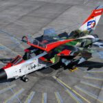 50 Jahre Tornado: Sonderlackierung zum 50. Jubiläum des Erstflugs – Der Tornado erstrahlt in neuem Glanz Foto- Airbus