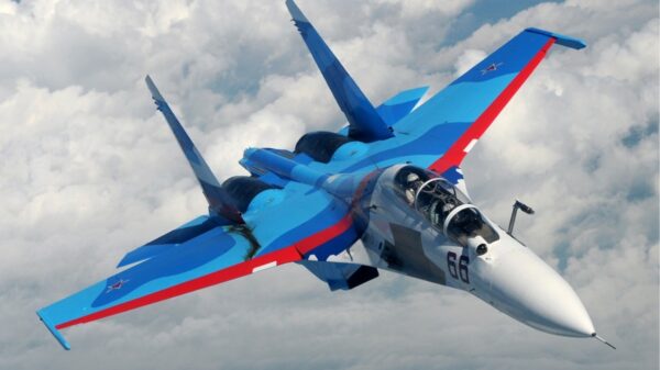 Sukhoi Su-30 der russischen Luftstreitkräfte.