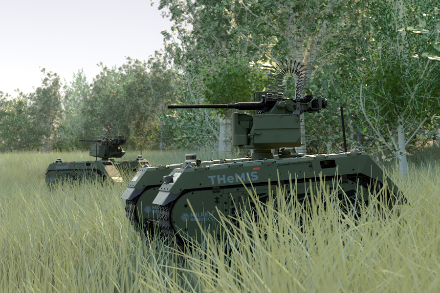 Milrem Robotics stellt ein neues Kampf-UGV vor: THeMIS Combat UGV