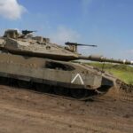 Auch für Stockholm interessant: Das Schutzsystem Trophy von Rafael auf einem Merkava Kampfpanzer.