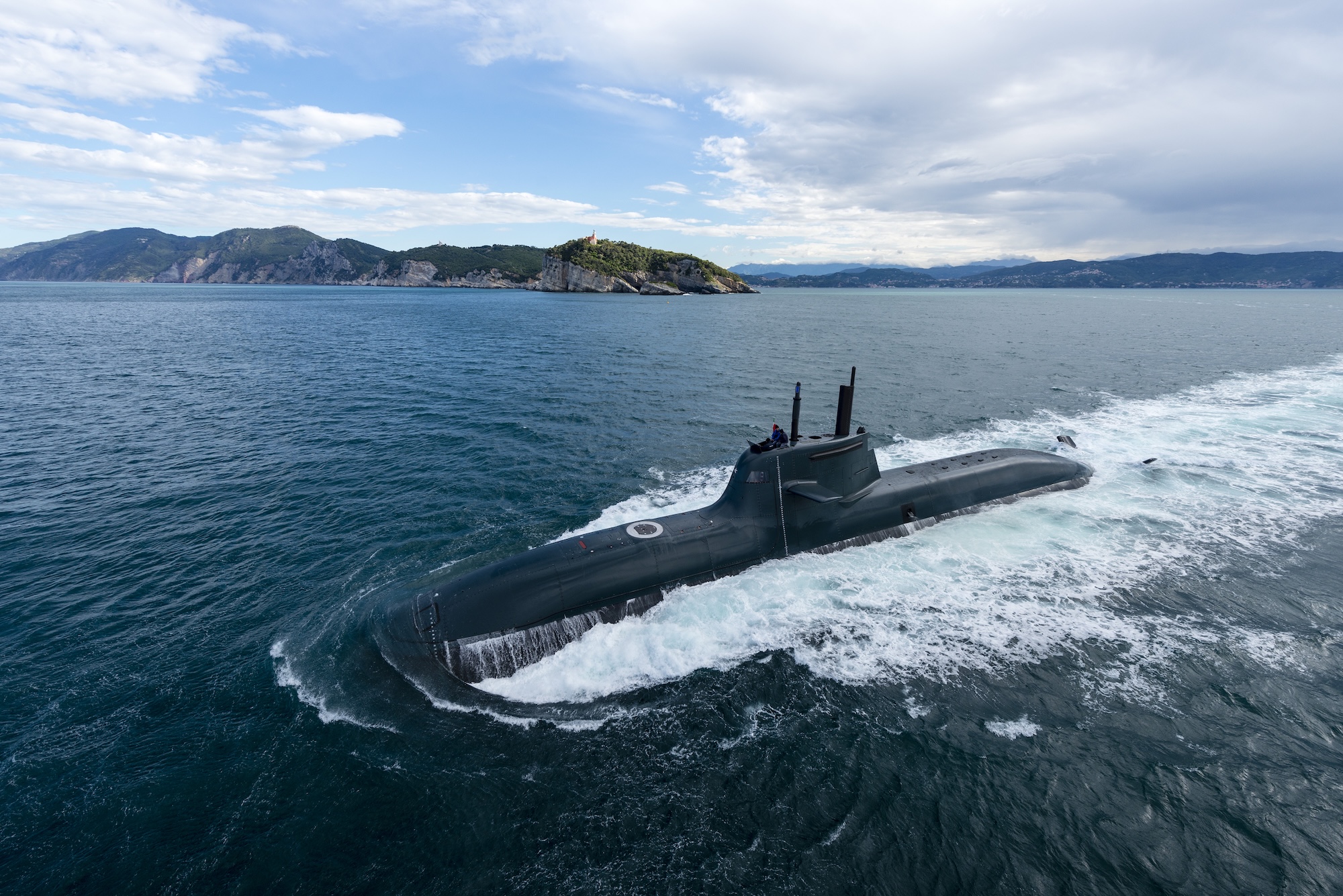 Die Salvatore Todaro, das erste U212A der italienischen Marine. Das erste U212 NFS soll im Dezember 2027 an Italien ausgeliefert werden.