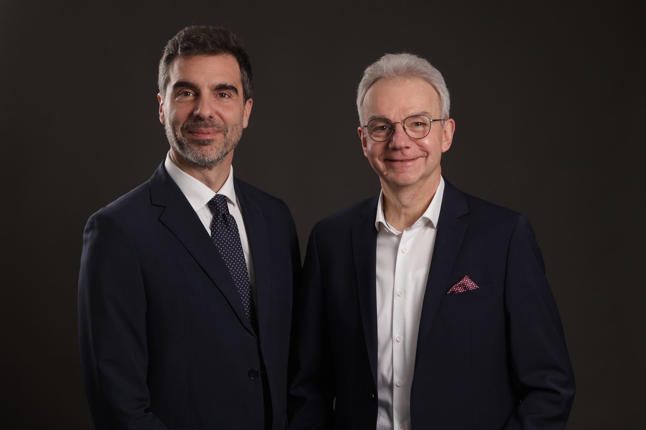Ulrico Polic und Franz Tümler (v.l.n.r.) sind seit dem 1. Januar 2025 die neuen Geschäftsführer der steep GmbH.