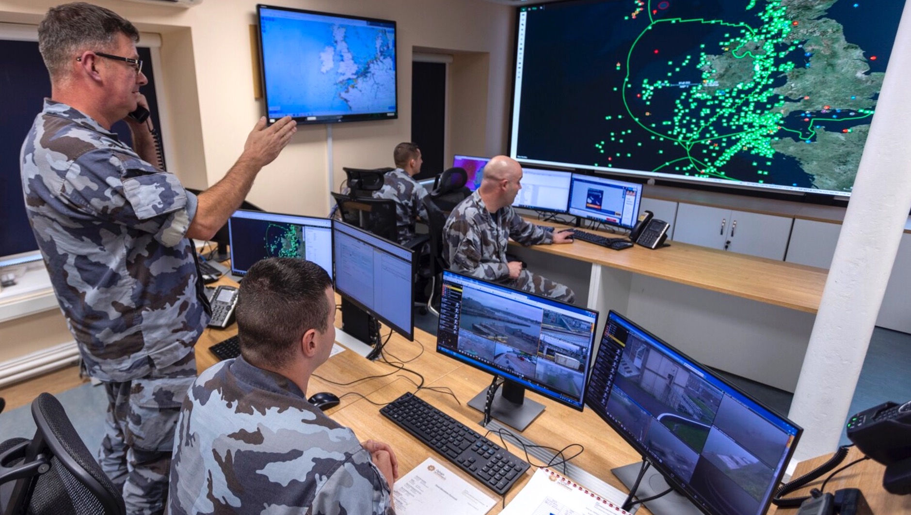 ungesehen. Eine Operationszentrale einer Marine. (Foto: Systematic)