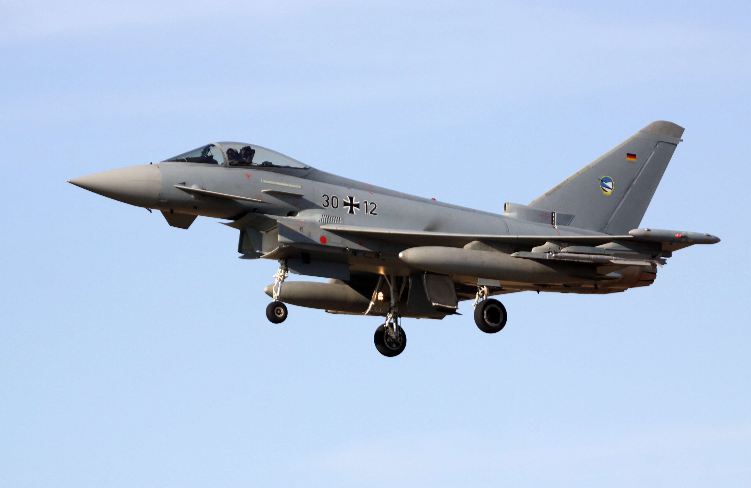 Wird bei Hannover Shield üben: Der Eurofighter.