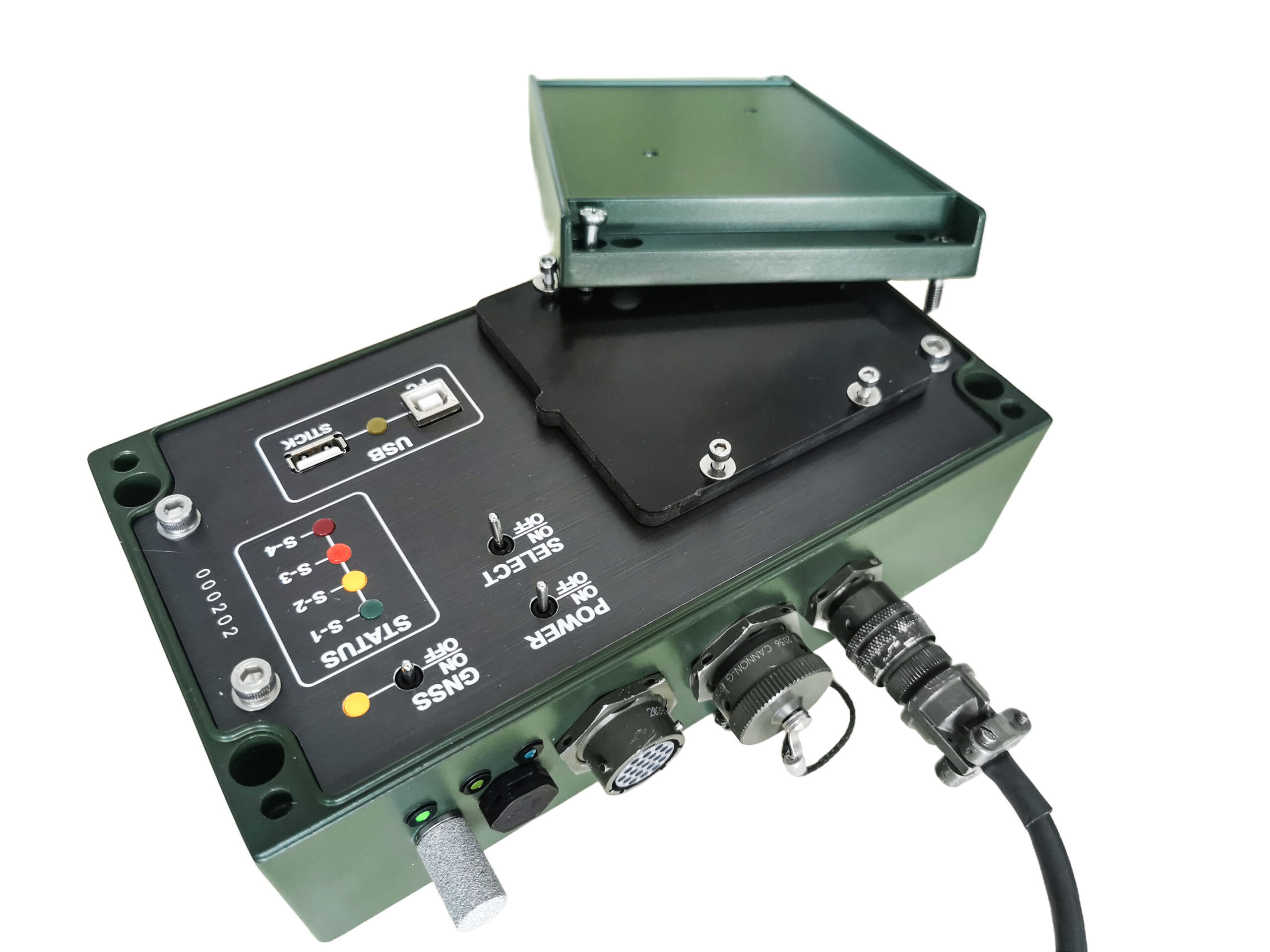 VeDAS Datenaufnahmebox mit geöffnetem Deckel. Foto: Trout GmbH