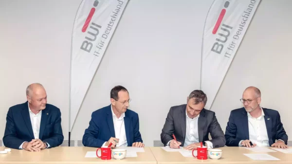Vertragsunterzeichnung von BWI GmbH und Google (Bild- BWI GmbH:Ilya_Pusenkoff)
