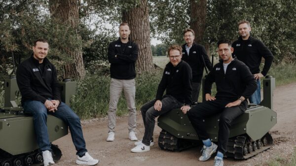 Das neue Führungsteam von ARX Robotics (v.l.n.r.): Max Wied, Stefan Roebel, Dr. Volker Hartmann, Peter Schulze, Marc Wietfeld und Ciaran Murphy.
