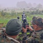 Ausbildung am Maschinengewehr auf der Feldlafette für den Heimatschutz.
