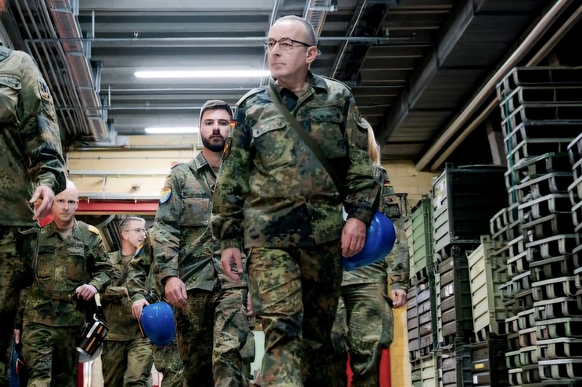 Vorrat, Nachschub, Versorgung – General Breuer besichtigt Bundeswehrdepot – General Carsten Breuer, Generalinspekteur der Bundeswehr, besuchte das Materialdepot West der Bundeswehr.