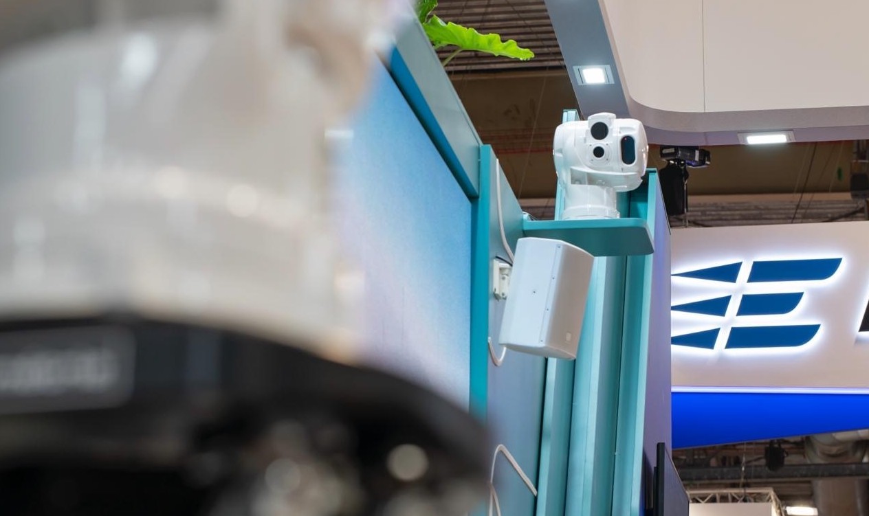 Optische Laserkommunikation von Safran auf der Eurosatory.