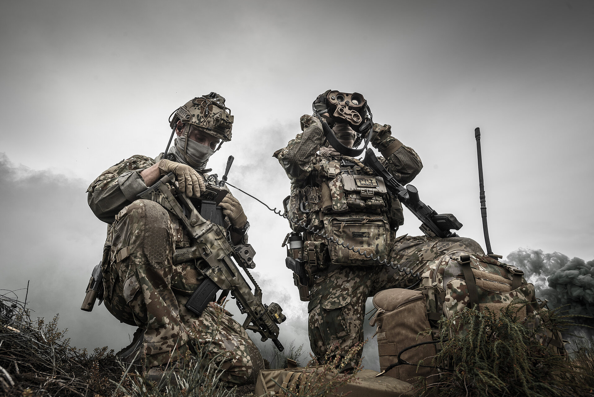 Ein Beispiel für ein erfolgreiches Projekt des CIHBw: Soldaten des Kommando Spezialkräfte der Bundeswehr können mit dem Innovationsvorhaben Radio Access Point (RAP) nun in Bewegung, in Echtzeit und in einer sicheren IT-Umgebung mit der Operationszentrale kommunizieren.