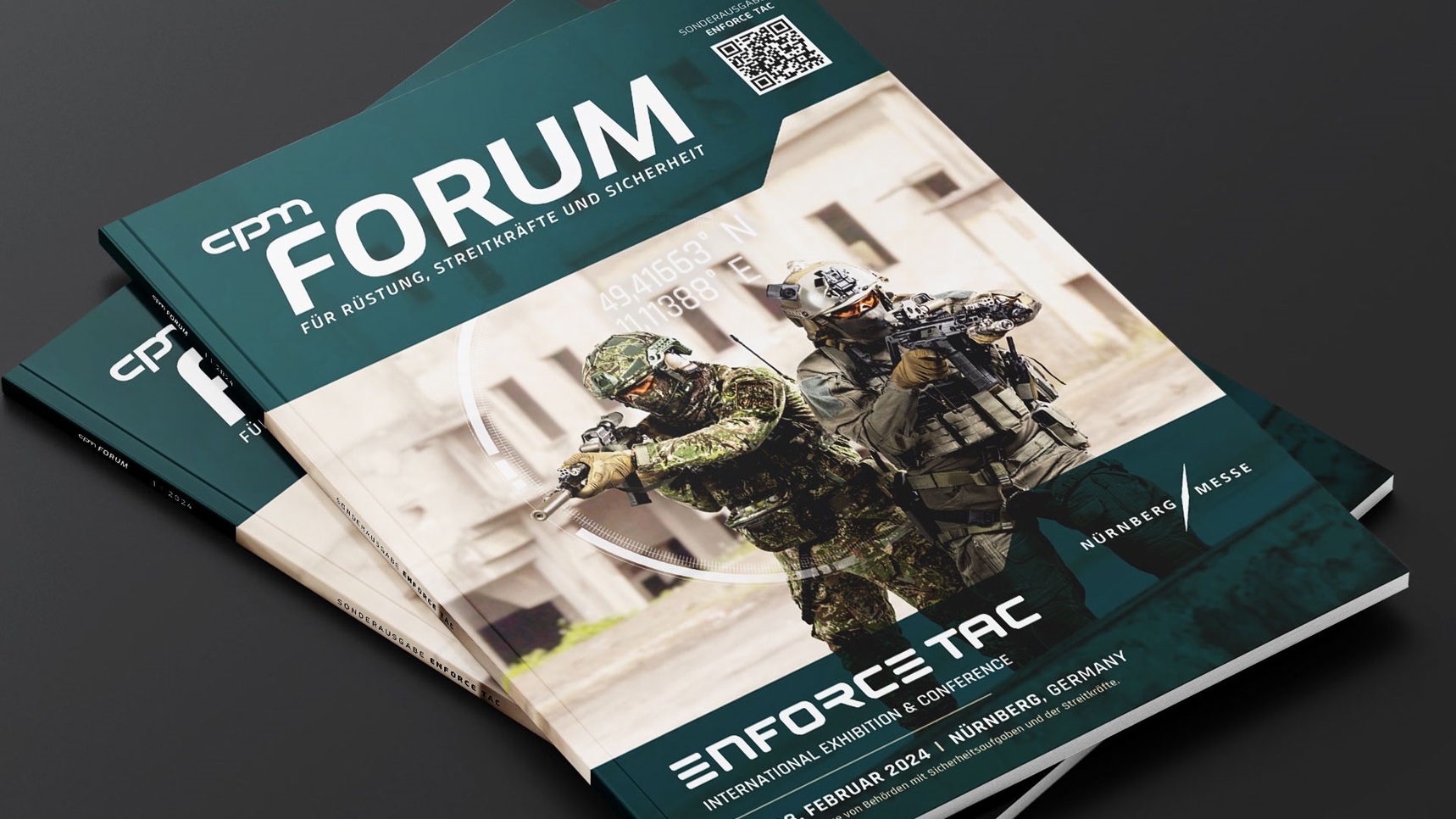 Offizielles Messemagazin zur Enforce Tac 2024 in Nürnberg von cpm.