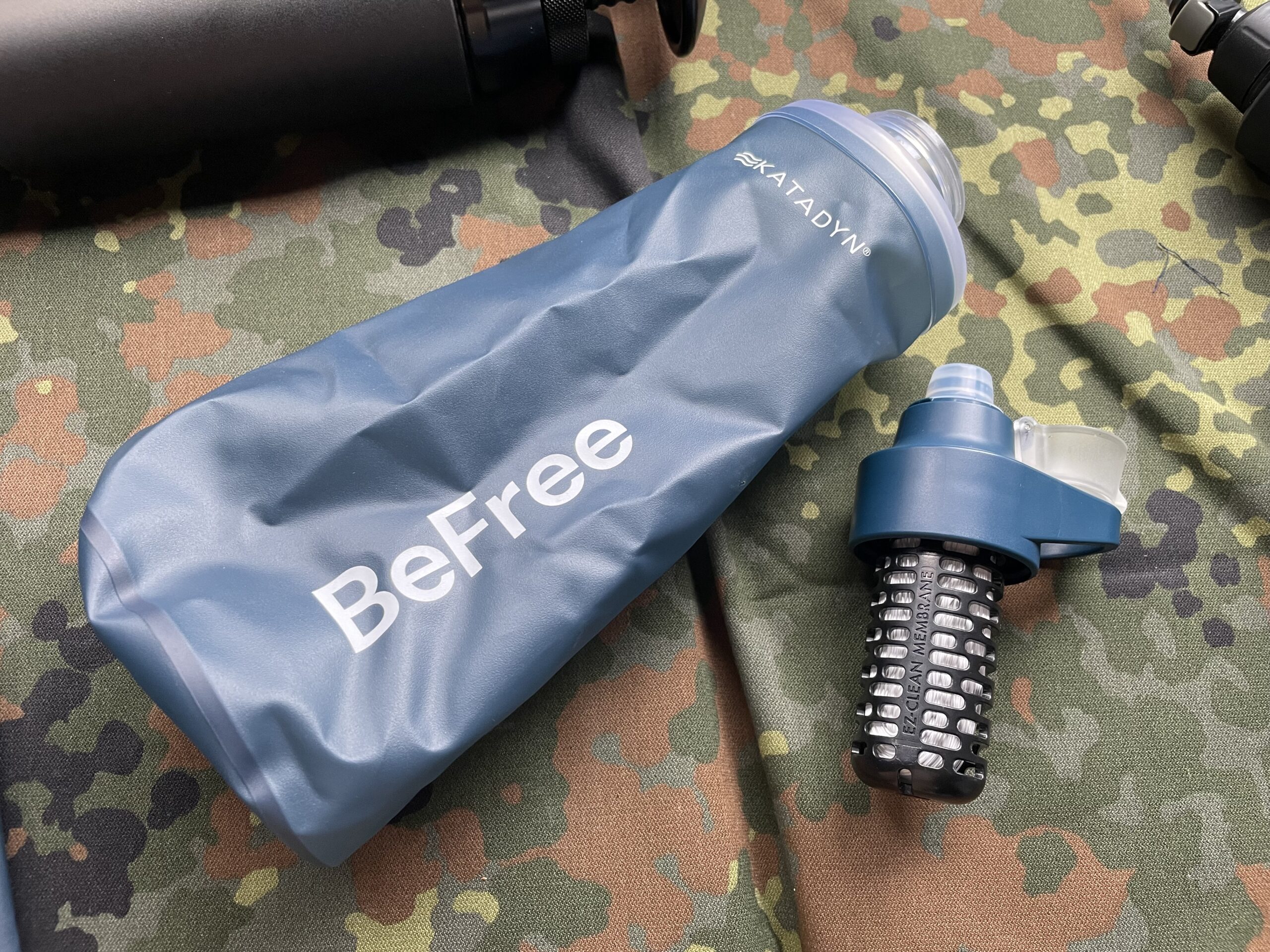 Trinkwasserversorgung: Überarbeitete BeFree-Flasche.