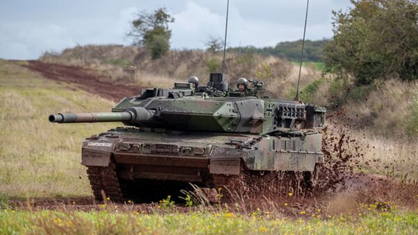 Der Kampfpanzer Leopard 2 – hier in der neuesten Variante A7V – soll in der Bundeswehr ab „den frühen 2040er Jahren“ durch das neue Main Ground Combat System (MGCS) abgelöst werden.