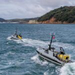 Überwassersysteme des OCCAR-MMCM-Programms zur unbemannten Minenjagd.