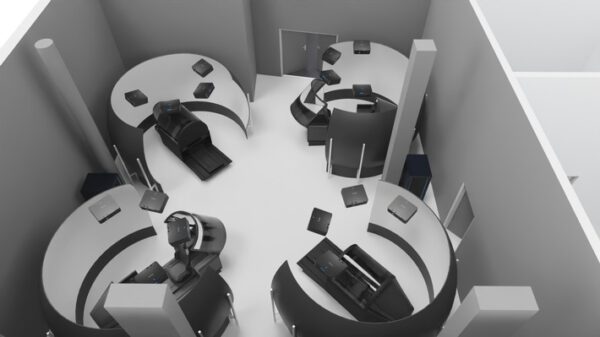 In den nachgestellten Cockpits absolvieren die Bewerbenden verschiedenartige Flugaufträge für die Testverfahren für künftige Pilotinnen und Piloten.