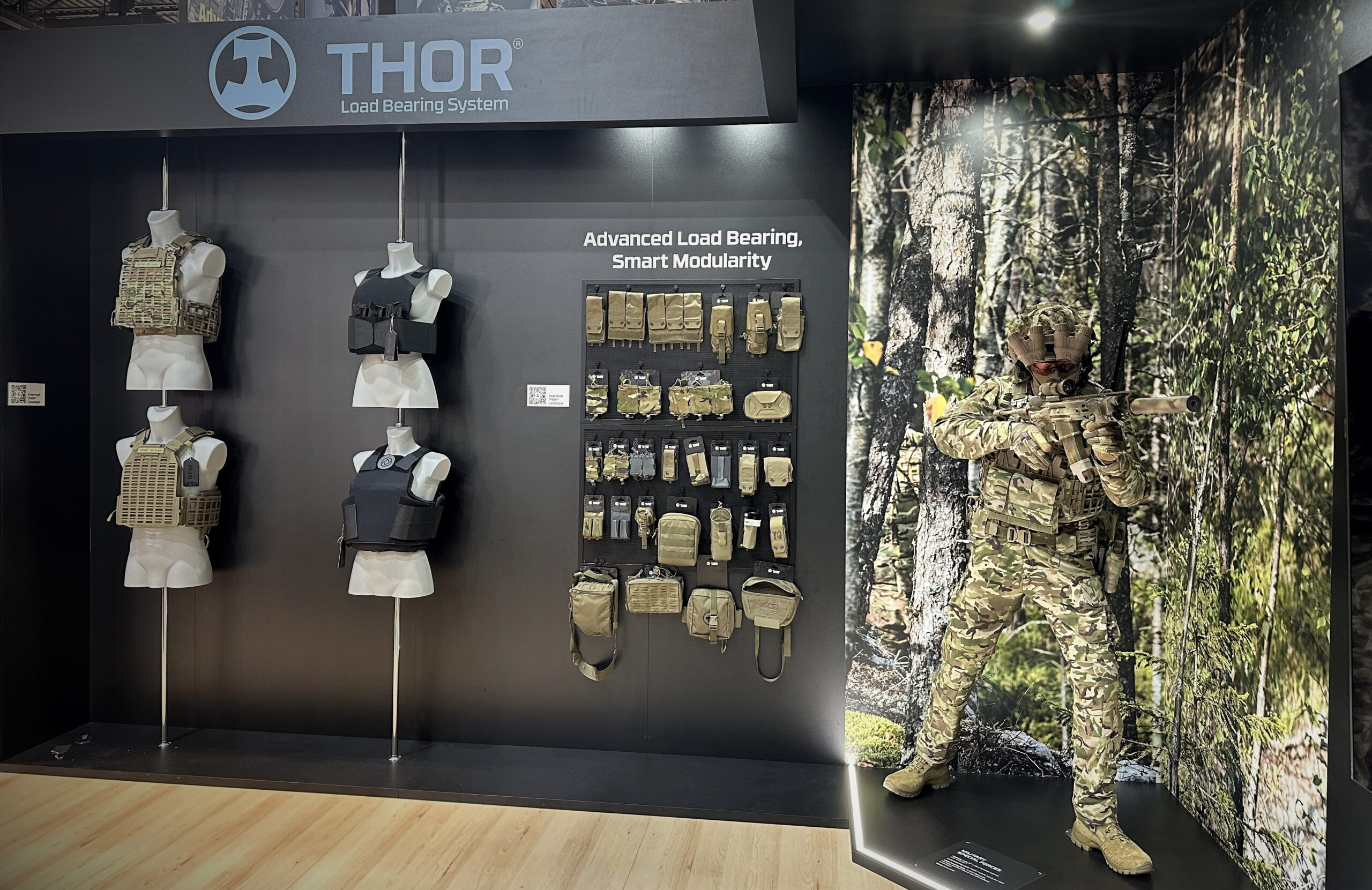Beim Schutzwestensystem THOR MCVS-LW handelt es sich um ein leichtes, modulares Kampfwesten-Systeme.