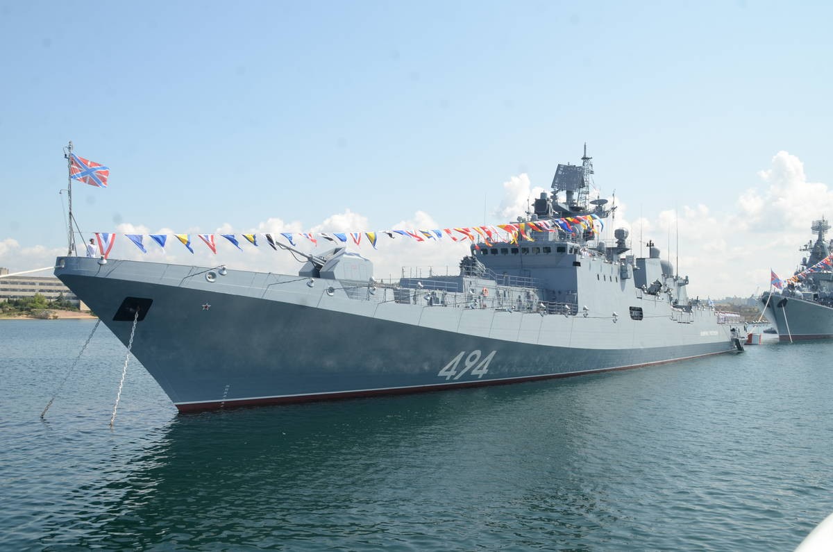 Legte bereirs in Port Sudan an – die russische Fregatte Admiral Grigorowitsch.