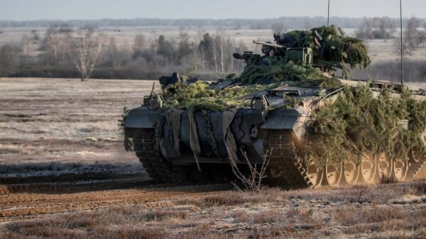 Die Ukraine erhält weitere 20 Schützenpanzer Marder 1A3.