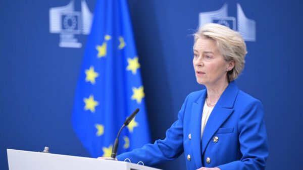 EU–Kommissionspräsidentin Ursula von der Leyen stellt "ReArm Europe" vor.