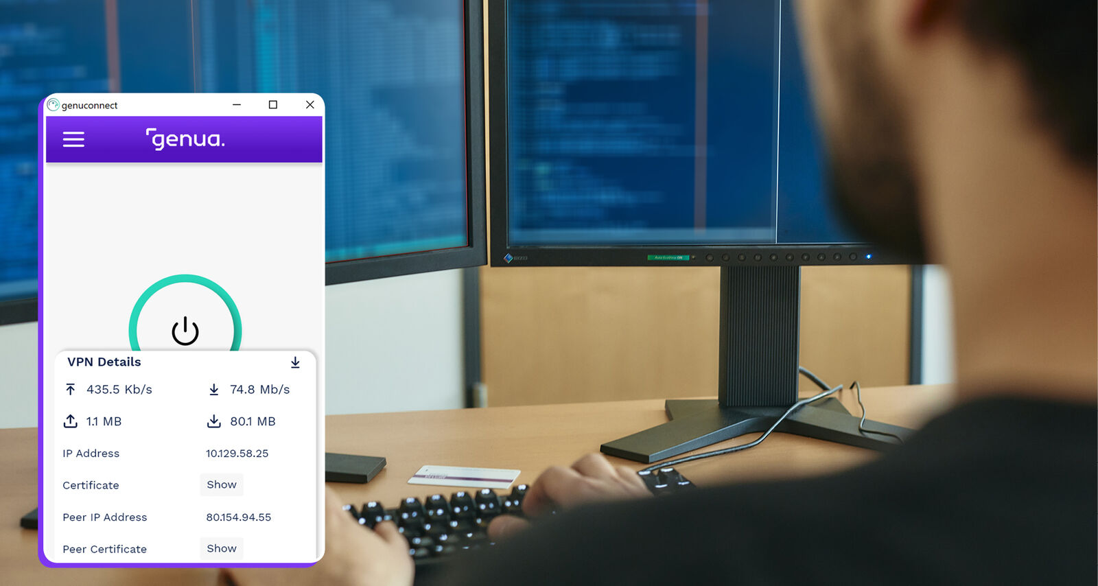 Einfache Bedienbarkeit und sichere Konnektivität zeichnen die Lösung genuconnect von genua aus.